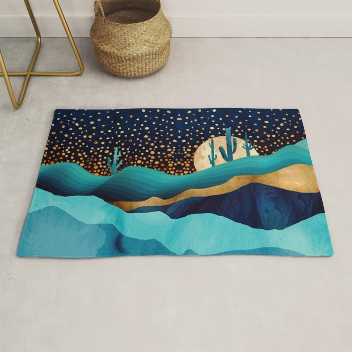 Indigo Desert Night Rug Gallery Image 1