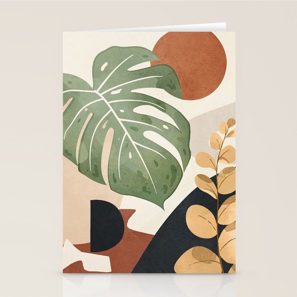 Branches and Leaves in an Abstraction 01 Stationery Card Gallery Image 1