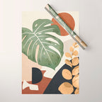 Branches and Leaves in an Abstraction 01 Wrapping Paper Gallery Image 1