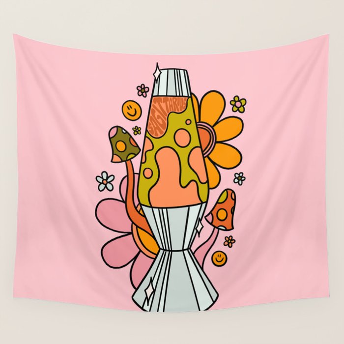Sagittarius Lava Lamp Wall Tapestry Gallery Image 1
