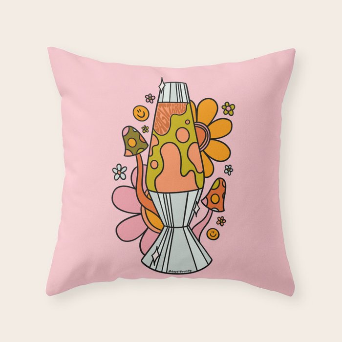Sagittarius Lava Lamp Throw Pillow Gallery Image 6