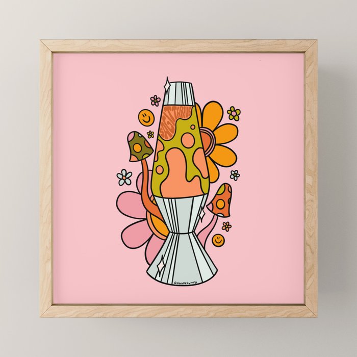 Sagittarius Lava Lamp Mini Art Print Gallery Image 1