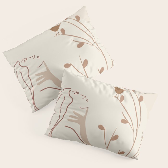 Abstract Woman Pillow Sham Gallery Image 3