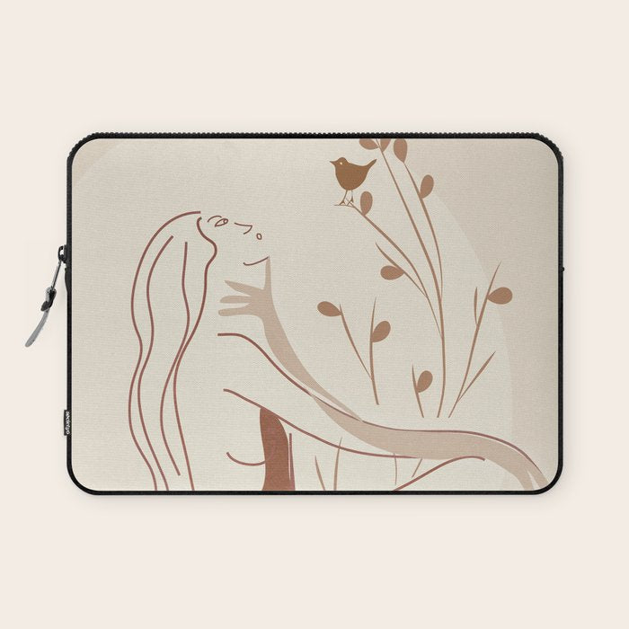 Abstract Woman Laptop Sleeve Gallery Image 1