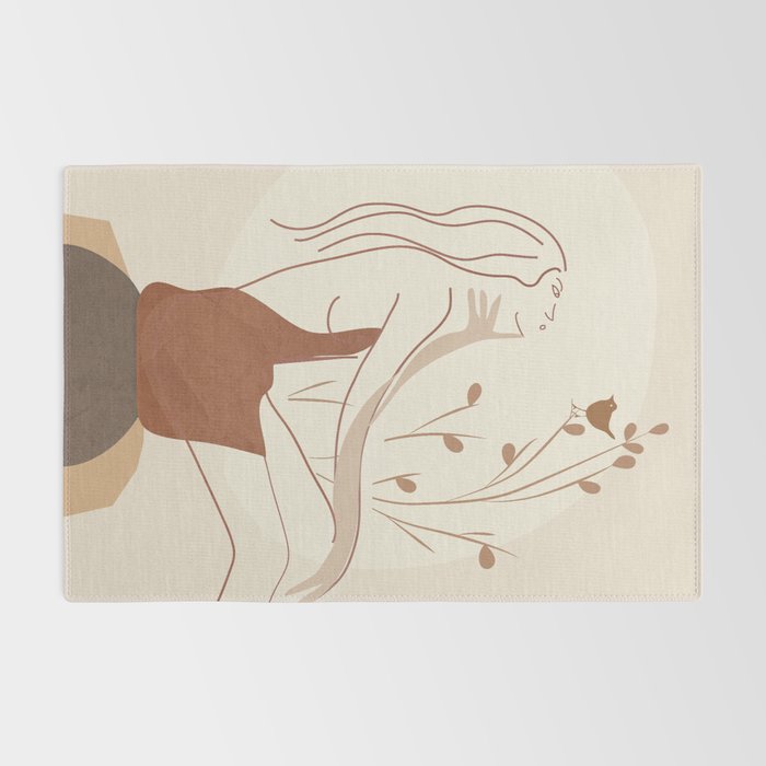 Abstract Woman Rug Gallery Image 2