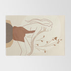 Abstract Woman Rug Gallery Image 2