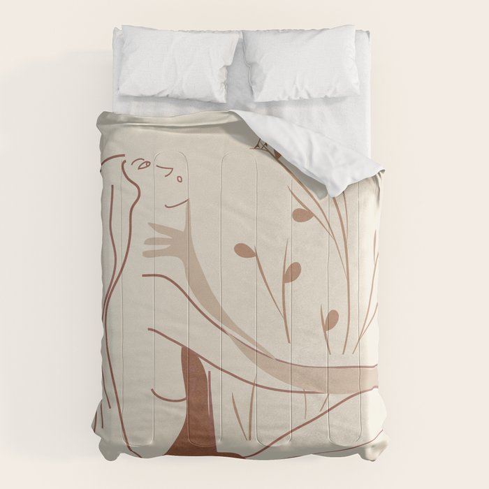 Abstract Woman Comforter Gallery Image 1