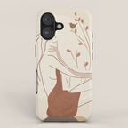 Abstract Woman iPhone Case Gallery Image 1