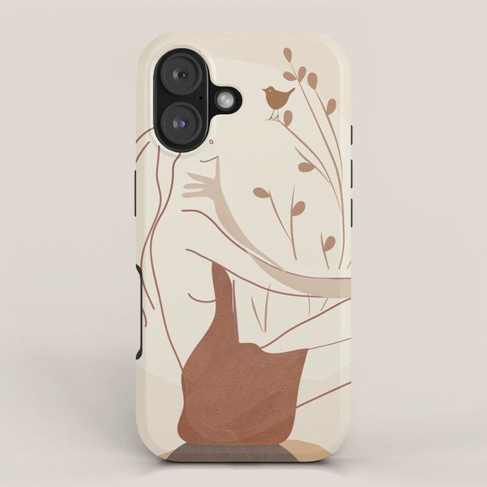 Abstract Woman iPhone Case Gallery Image 1