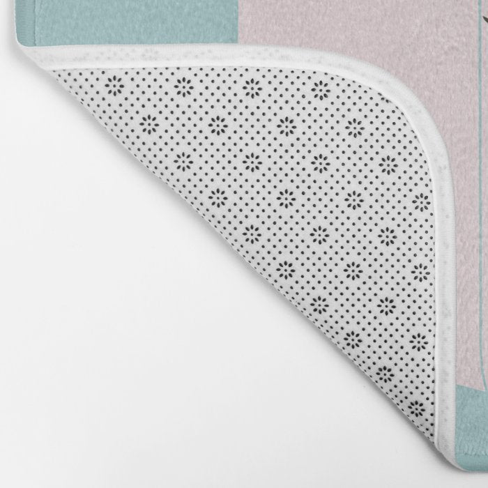 Playful T-Rex in Bathtub in Green Bath Mat Gallery Image 2