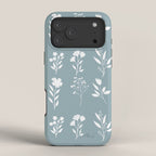 White Flower Pattern_05 iPhone Case Gallery Image 4