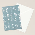 White Flower Pattern_05 Stationery Card Gallery Image 2