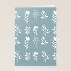 White Flower Pattern_05 Stationery Card Gallery Image 2