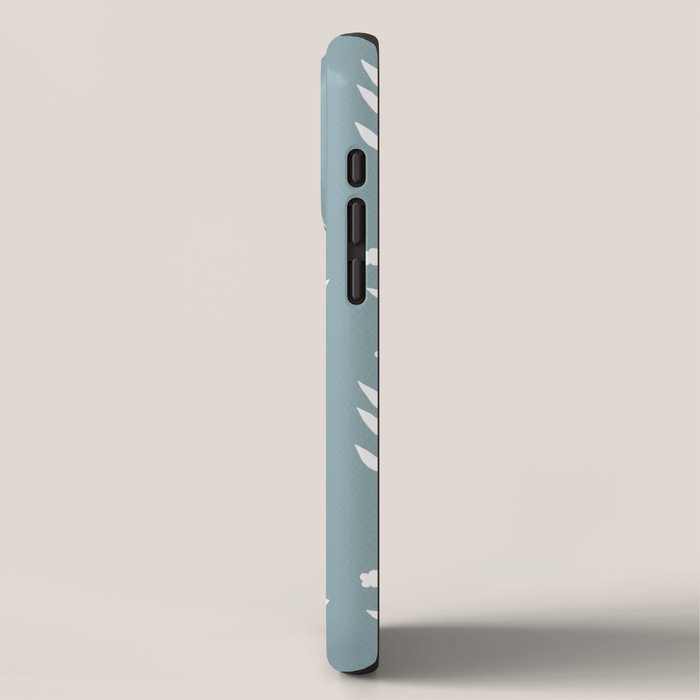 White Flower Pattern_05 iPhone Case Gallery Image 2