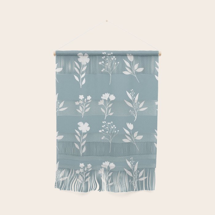 White Flower Pattern_05 Wall Hanging Gallery Image 1
