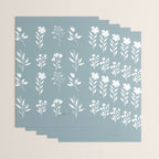 White Flower Pattern_05 Wrapping Paper Gallery Image 3