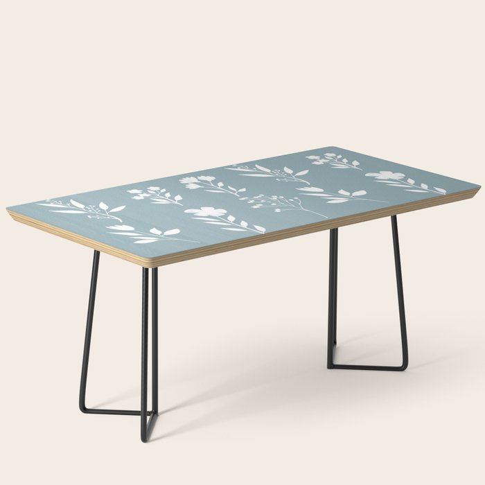 White Flower Pattern_05 Coffee Table Gallery Image 1
