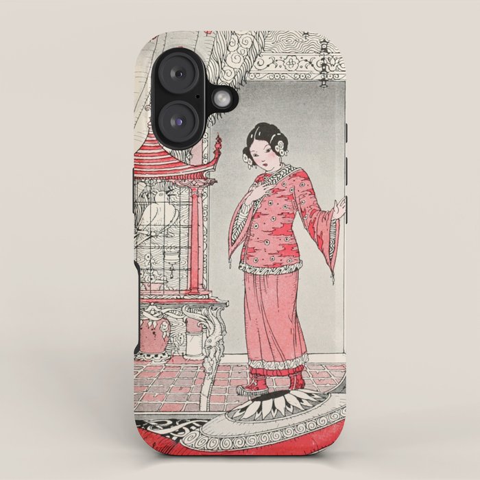 Art by Maurice "Jake" Day from "Wonder Tales from Tibet," 1922 iPhone Case Gallery Image 1
