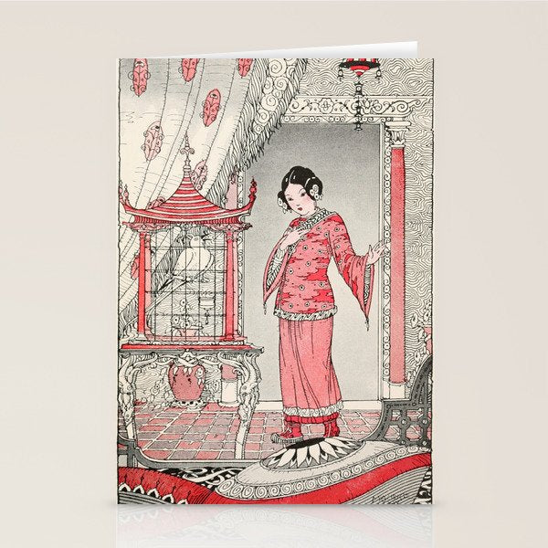 Art by Maurice "Jake" Day from "Wonder Tales from Tibet," 1922 Stationery Card Gallery Image 2