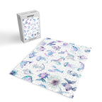 Colorful Water Colors Of Various Sea Animals Pattern Jigsaw Puzzle Gallery Image 2