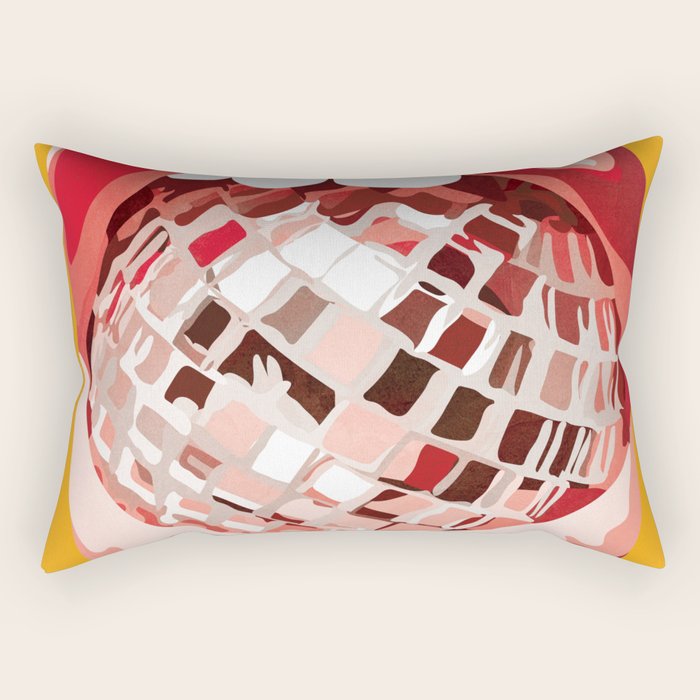 Disco Kiss 4 Rectangular Pillow Gallery Image 2