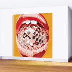 Disco Kiss 4 Wall Mural Gallery Image 2