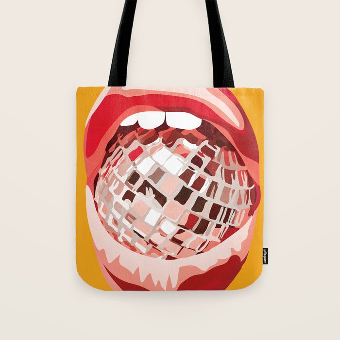 Disco Kiss 4 Tote Bag Gallery Image 1