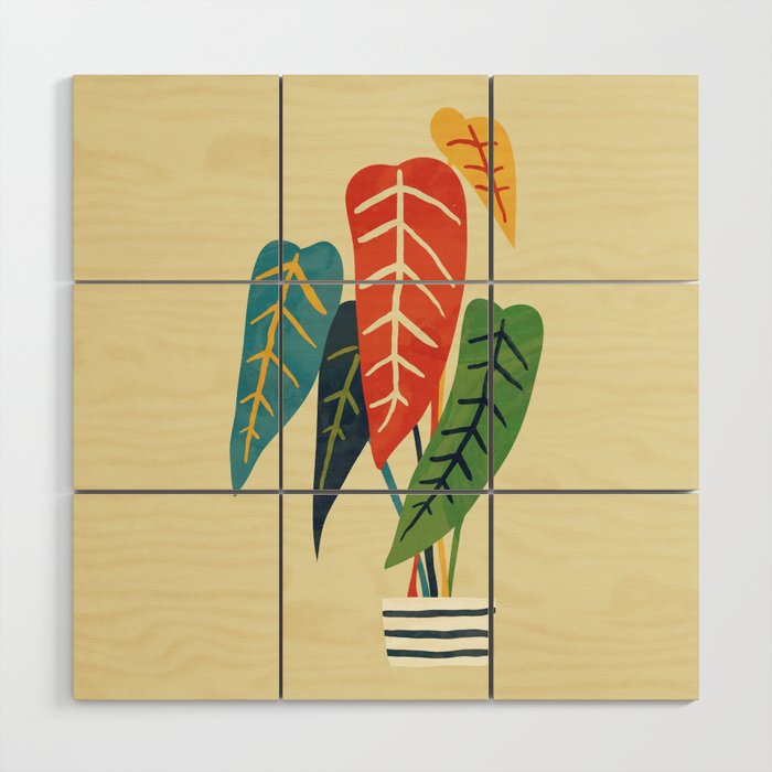 Go with the flow Wood Wall Art Gallery Image 1