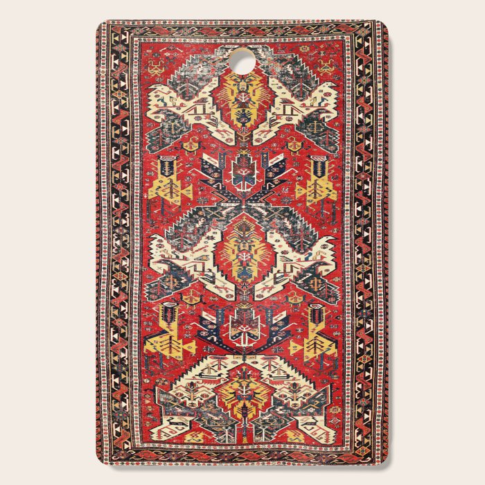 Dragon Sumakh Antique East Caucasus Kuba Rug Print Cutting Board Gallery Image 1
