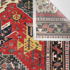 Dragon Sumakh Antique East Caucasus Kuba Rug Print Wall Tapestry Gallery Image 3