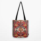 Dragon Sumakh Antique East Caucasus Kuba Rug Print Tote Bag Gallery Image 2