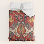 Dragon Sumakh Antique East Caucasus Kuba Rug Print Duvet Cover Gallery Image 6