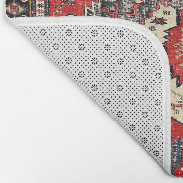 Dragon Sumakh Antique East Caucasus Kuba Rug Print Bath Mat Gallery Image 2