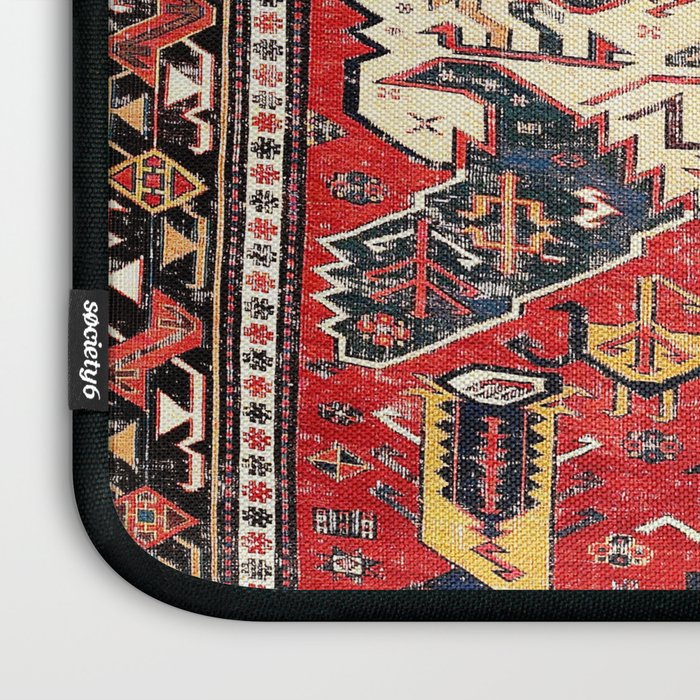 Dragon Sumakh Antique East Caucasus Kuba Rug Print Laptop Sleeve Gallery Image 3