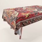 Dragon Sumakh Antique East Caucasus Kuba Rug Print Tablecloth Gallery Image 1
