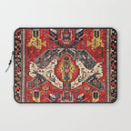 Dragon Sumakh Antique East Caucasus Kuba Rug Print Laptop Sleeve Gallery Image 1