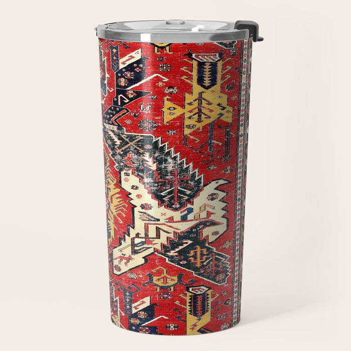 Dragon Sumakh Antique East Caucasus Kuba Rug Print Travel Mug Gallery Image 2