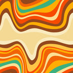 retro wave warm Coffee Mug Gallery Image 2
