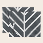 Leaf Black Placemat Gallery Image 1