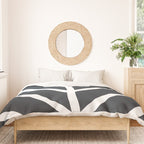 Leaf Black Duvet Cover Gallery Image 3