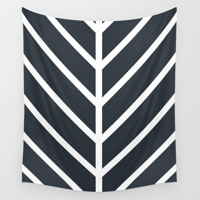 Leaf Black Wall Tapestry Gallery Image 4