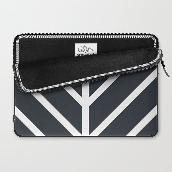 Leaf Black Laptop Sleeve Gallery Image 2