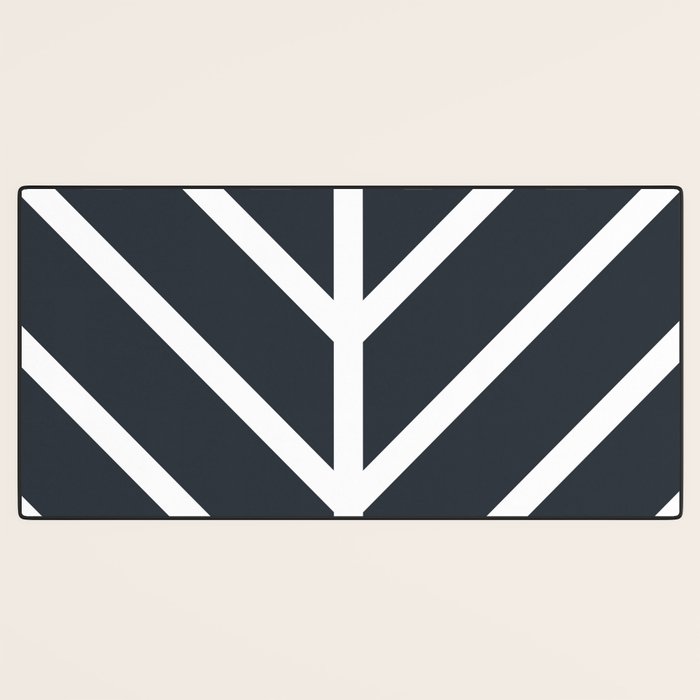 Leaf Black Desk Mat Gallery Image 3