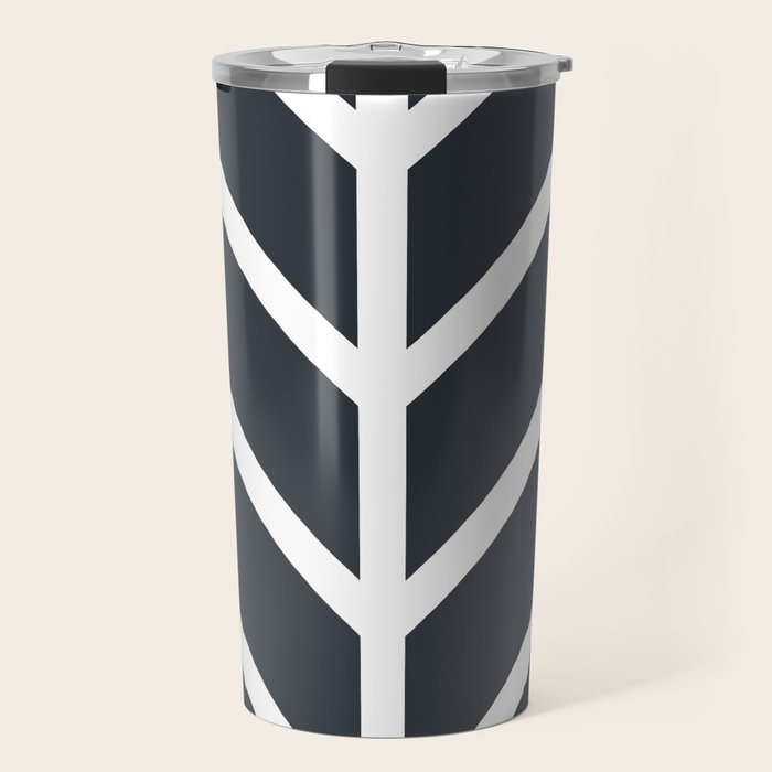 Leaf Black Travel Mug Gallery Image 1