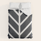 Leaf Black Duvet Cover Gallery Image 6