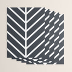 Leaf Black Wrapping Paper Gallery Image 3