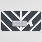 Leaf Black Desk Mat Gallery Image 1