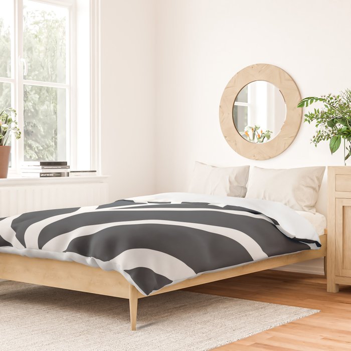 Leaf Black Duvet Cover Gallery Image 2