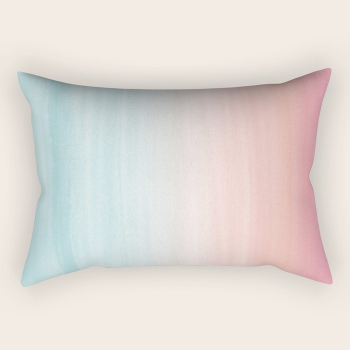 Touching Watercolor Abstract Beach Dream #1 #painting #decor #art #society6 Rectangular Pillow Gallery Image 2
