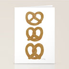 Pretzel Pattern - White Stationery Card Gallery Image 2